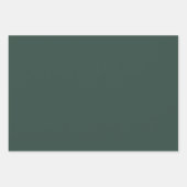 Simple Brunswick Green Inpakpapier Vel (Voorkant)