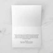 Simple Business Carte de remerciements - Ajouter u (Intérieur)