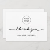 Simple Business Carte de remerciements - Ajouter u (Devant / Derrière)