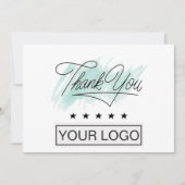 Simple Business Carte de remerciements, Ajouter un (Devant)