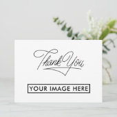 Simple Business Carte de remerciements, Ajouter un (Debout devant)