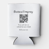 Simple business company website QR add nam Blikjeskoeler (Voorkant)