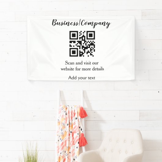 Simple business company website QR add nam Spandoek (Insitu)