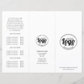 Simple Business Logo Trifold Brochure (Voorkant)