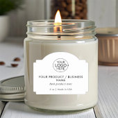 Simple Business Logo Typography Productlabel Sticker