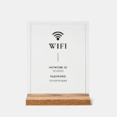 Simple Business  Wifi Password and Network  (Recto)