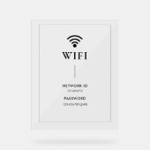 Simple Business  Wifi Password and Network  (Recto)