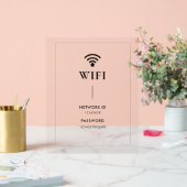 Simple Business  Wifi Password and Network  (Mariage)