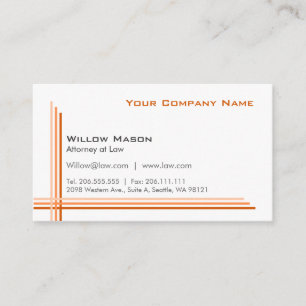Simple cadre blanc, Carte de visite professionnel