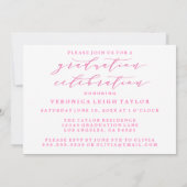 SIMPLE CALLIGRAPHIE D'ARCHE MINIMALISTE INVITATION (Dos)