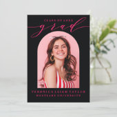 SIMPLE CALLIGRAPHIE D'ARCHE MINIMALISTE INVITATION (Debout devant)