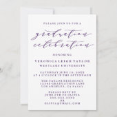 SIMPLE CALLIGRAPHIE D'ARCHE MINIMALISTE INVITATION (Dos)