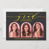 SIMPLE CALLIGRAPHIE D'ARCHE MINIMALISTE INVITATION (Devant)