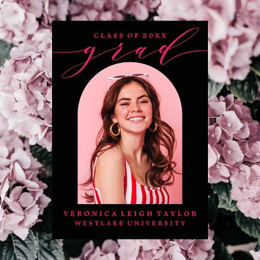 SIMPLE CALLIGRAPHIE D'ARCHE MINIMALISTE INVITATION