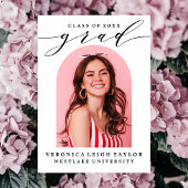 SIMPLE CALLIGRAPHIE D'ARCHE MINIMALISTE INVITATION