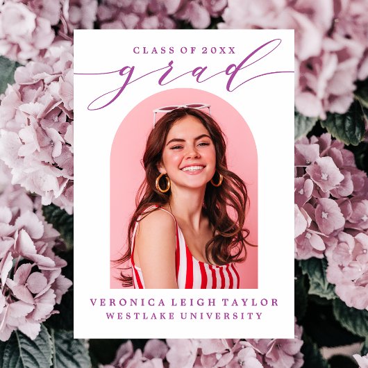 SIMPLE CALLIGRAPHIE D'ARCHE MINIMALISTE INVITATION