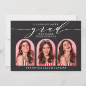 SIMPLE CALLIGRAPHIE D'ARCHE MINIMALISTE INVITATION (Devant)