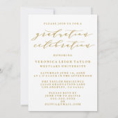 SIMPLE CALLIGRAPHIE D'ARCHE MINIMALISTE INVITATION (Dos)