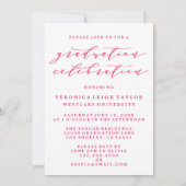 SIMPLE CALLIGRAPHIE D'ARCHE MINIMALISTE INVITATION (Dos)