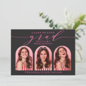 SIMPLE CALLIGRAPHIE D'ARCHE MINIMALISTE INVITATION (Debout devant)