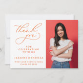 SIMPLE CALLIGRAPHIE FANTASQUE GRADUATION MERCI (Devant)