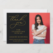 SIMPLE CALLIGRAPHIE FANTASQUE GRADUATION MERCI (Devant)