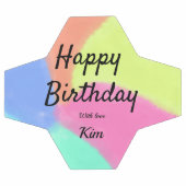 simple calligraphie minimum heureux anniversaire p (Plat)