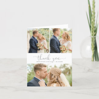 Simple Calligraphy 3 Merci de Collage de photos