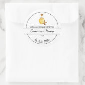 Simple cannelle maison infusée Étiquette de miel (Sac)