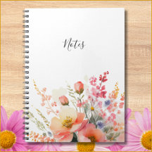 Simple Carnet Floral Minimal Quotidien Pour Elle