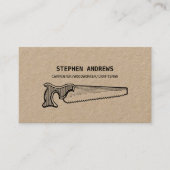 Simple Carpentry Handyman Professional Visitekaartje (Voorkant)