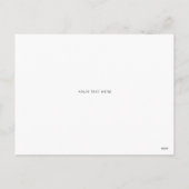 simple carte de faire-part de naissance moderne (Dos)