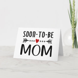 Simple Carte de Fête des Mères pour Future Maman
