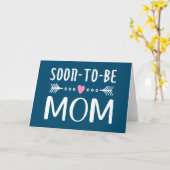 Simple Carte de Fête des Mères pour Future Maman | (Fleur jaune)