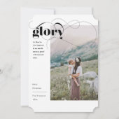 Simple carte de Noël religieuse (Devant)