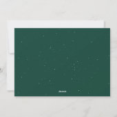 Simple Carte de Noël Script Photo (Dos)