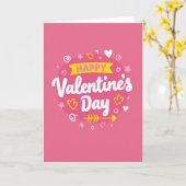 Simple Carte de Saint-Valentin Joyeuse (Fleur jaune)