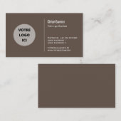Simple Carte de visite (Devant / Derrière)