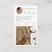 Simple Carte de visite de fidélité IG (Devant)