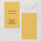 Simple Carte de visite moderne simple (Devant / Derrière)