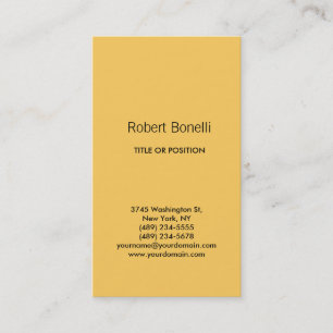Simple Carte de visite moderne simple