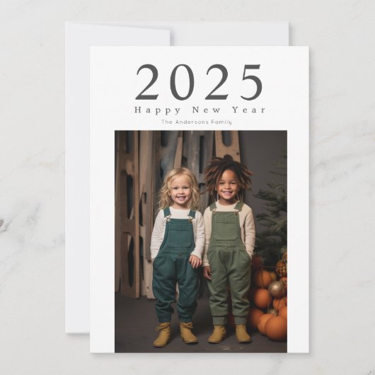 simple carte de voeux simple (Devant)