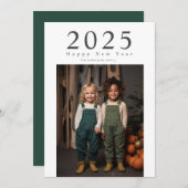 simple carte de voeux simple (Devant / Derrière)