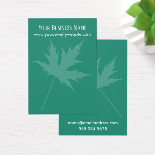 Simple, Cartes de Présentation de Porte-Boucles Ve (Bureau)