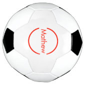 simple cercle rouge ajouter votre nom lettre texte (Tourné)