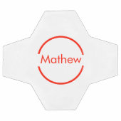 simple cercle rouge ajouter votre nom lettre texte (Plat)