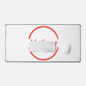 simple cercle rouge ajouter votre nom lettre texte (Clavier et souris)