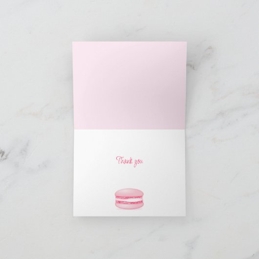 simple c'était gentil merci macarons roses (Intérieur)
