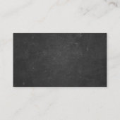 Simple Chalkboard Sales Manager-Visitekaartje Visitekaartje (Achterkant)