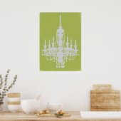 Simple Chandelier Poster (Keuken)